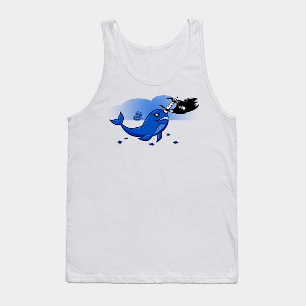 Narrrwhal Tank Top by fishbiscuit